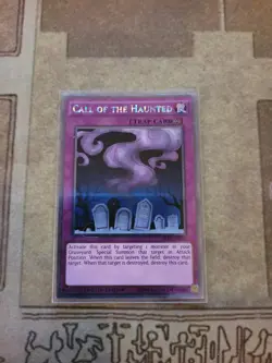 YUGIOH CALL OF THE HAUNTED NKRT-EN032 PLATINUM LIMITED ED NM - Image 1