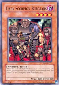 Dark Scorpion Burglars - DB2-EN227 - Common - Unlimited Edition - Damaged - Image 1