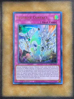 Yugioh Favorite Contact POTE-EN069 Ultra Rare 1st Ed NM - Image 1
