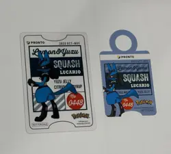 Pokemon Lucario PRONTO CAFE PROMO Clear Card Set Japan Exclusive 2025 US Seller - Image 1