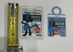 Pokemon Lucario PRONTO CAFE PROMO Clear Card Set Japan Exclusive 2025 US Seller - Image 2