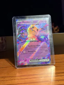 Pokemon Mimikyu ex Double Rare Holo 069/159 SV09 Journey Together 190 HP Card - Image 3