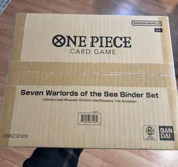 One Piece Card Game Seven Warlords of the Sea Binder Set English, New Sealed - Image 1