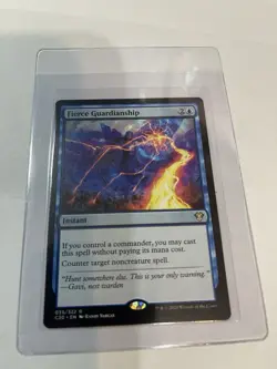 MTG Fierce Guardianship Commander 2020 NM Magic The Gathering - Image 1