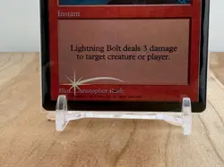 Magic: The Gathering | Lightning Bolt | Judge Promo - 1995 MTG - Image 3