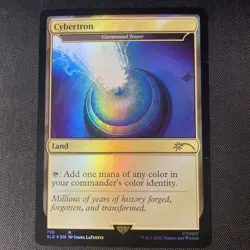 2022 MTG Magic the Gathering SLD Secret Lair Foil #710 Cybertron / Command Tower - Image 1