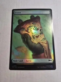 Forest (0257) Teenage Mutant Ninja Turtles Foil Magic The Gathering NM - Image 1