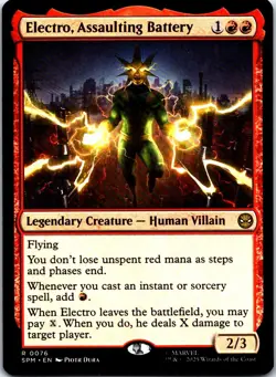 Electro, Assaulting Battery R Marvel's Spider-Man 76 NM - Image 1