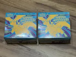 Pokemon TCG Mega Evolution Ascended Heroes ETB Lot x2 Sealed - Image 1