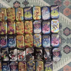Pokemon TCG - Empty Tin Lot - 43 Tins - 151 Paldea etc - Image 3