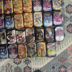 Pokemon TCG - Empty Tin Lot - 43 Tins - 151 Paldea etc - Image 4