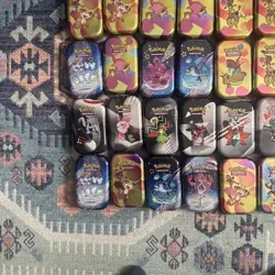 Pokemon TCG - Empty Tin Lot - 43 Tins - 151 Paldea etc - Image 5