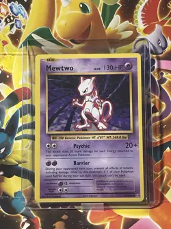POKEMON MEWTWO RARE 51/108 XY EVOLUTIONS BASIC 130 HP POKEMON TCG CARD - Image 1