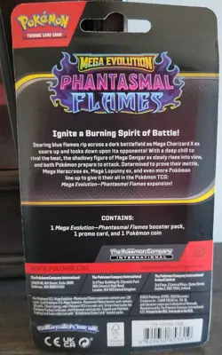 2 Pack - Pokemon Mega Evolution Phantasmal Flames Booster Pack Promo - Image 3