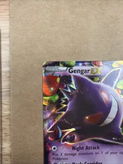 Pokemon Gengar EX TCG Ultra Rare Card 34/119 XY: Phantom Forces - Small Crease B - Image 2