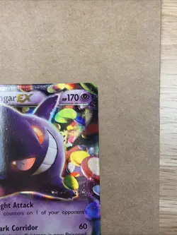 Pokemon Gengar EX TCG Ultra Rare Card 34/119 XY: Phantom Forces - Small Crease B - Image 3