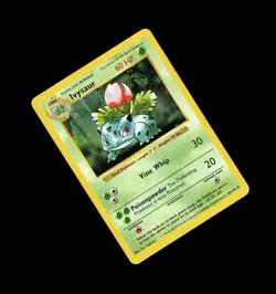 1999 WOTC Pokemon SHADOWLESS IVYSAUR 30/102! HP - Image 1