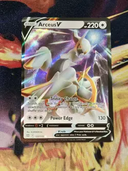 Pokemon TCG Arceus V 122/172 Swsh09: Brilliant Stars Full Art Ultra Rare Holo - Image 2