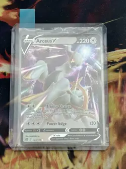 Pokemon TCG Arceus V 122/172 Swsh09: Brilliant Stars Full Art Ultra Rare Holo - Image 4