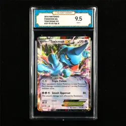 TQG 9.5 MINT+ 2014 Pokemon ENG Toxicroak ex 41/106 R - Image 1