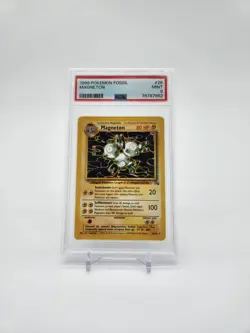 Magneton 24/62 1999 Fossil Regular Rare PSA 9 MINT Graded - Image 1