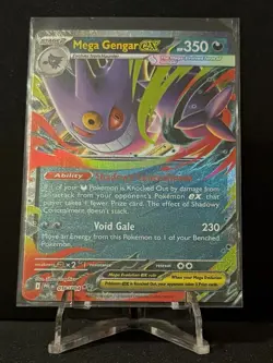 2025 Pokemon Phantasmal Flames Mega Gengar EX Double Rare 056/094 - Image 1