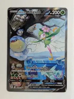 Near Mint 2022 Pokemon SWSH10 Astral Radiance Hisuian Lilligant V 163/189 Alt - Image 1