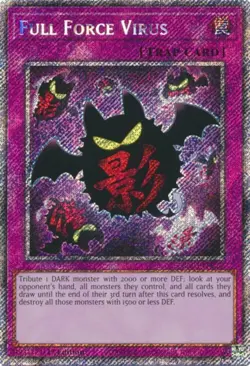 Yugioh! Full Force Virus - RA03-EN267 - Platinum Secret Rare - 1st Edition Near - Image 1