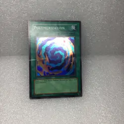 Vintage Yu-Gi-Oh! TCG Polymerization LOB-059 Super Rare WAVY Unlimited - Image 5