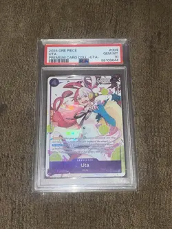 One Piece Uta ST05-004 Premium Collection Super Rare Foil Blocker PSA 10 2024 - Image 1