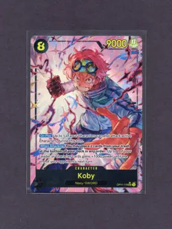 Koby Alternate Art SEC OP11-119 A Fist of Divine Speed Foil One Piece - Image 1