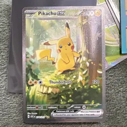 Pokemon Pikachu ex Full Art Rare Holo Card 276/217 ASC Set EX 2024 - Image 1