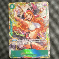 Bandai One Piece Card Game Nami OP14-031 Special Holo 2000 Power Character - Image 1