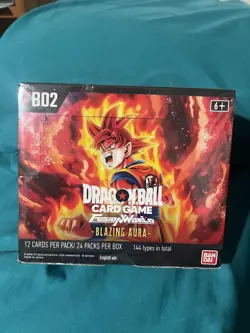 English Dragon Ball Super Card Game Fusion World Blazing Aura FB02 Booster Box - Image 1