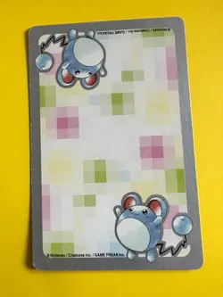 Smoochum pokemon Playing Poker Card Silver Marill Nintendo Japanese - Image 5
