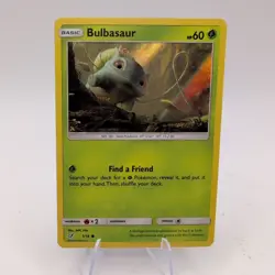Bulbasaur 1/18 Detective Pikachu 2019 Holo Foil Pokemon TCG Card - Image 1