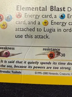 Lugia - 9/111 - Pokemon Neo Genesis Unlimited Holo Rare Card WOTC HP - Image 4