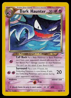 Pokemon Card - Dark Haunter Neo Destiny 36/105 Uncommon - Image 1