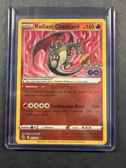 Pokemon TCG Radiant Charizard Pokemon Go Card 011/078 - Image 3