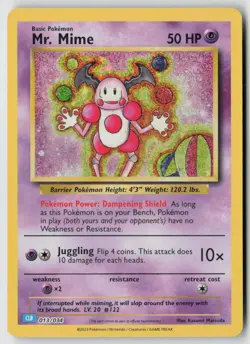 Mr. Mime 013/034 - Trading Card Game Classic Holo - PTCG - Image 1