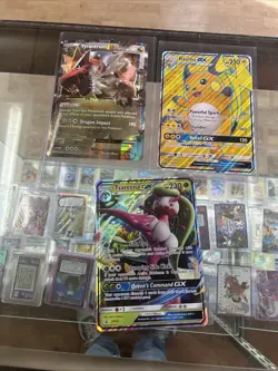 Tyrantrum EX XY70 Raichu GX SM90 Tsareena GX Sm56 Jumbo Cards Holo Lot - Image 1