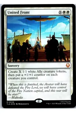 1x MTG United Front - Avatar: The Last Airbender Mythic! NM Mint! - Image 1