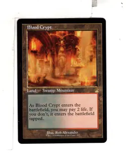 MTG SkeenAB Blood Crypt RETRO FRAME from RVR. NM. - Image 1