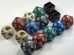 10 mtg Spindown Dice - Black Lotus Dice - Pro Tour Dice - Game Dice - Image 2