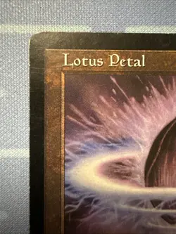 Lotus Petal - Tempest - Magic The Gathering - Vintage 1997 - Image 2
