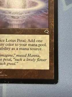 Lotus Petal - Tempest - Magic The Gathering - Vintage 1997 - Image 4