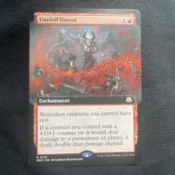 Uncivil Unrest (MOC#122) Extended NM - MtG Magic the Gathering Free Shipping - Image 1