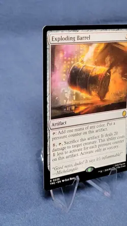 Exploding Barrel Commander: Teenage Mutant Ninja Turtles NM MTG Nonfoil - Image 3