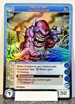 CHAOTIC RELLIM WATERMASTER CREATURE-OVER WORLD CARETAKER MINION NEVER USED - Image 1