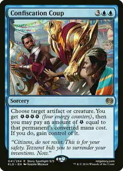 Confiscation Coup | MtG Magic Kaladesh | English | Near Mint-Mint (NM) - Image 1